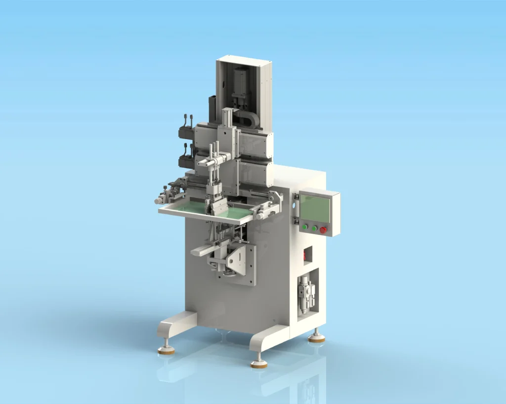 semi-automatic-contour-screen-printing-machine